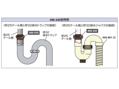 洗浄管用ゴムアダプター