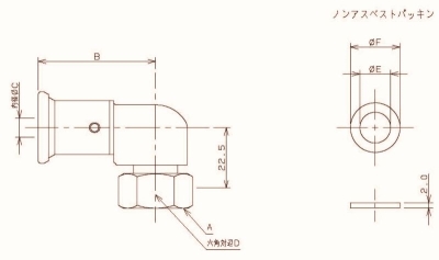 JKロックユニオンエルボアダプター（ワンタッチ）