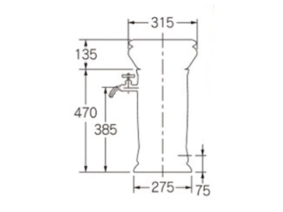 カクダイ-ガーデン 移動水栓柱（ウェールズ） #624-811|工具、大工道具