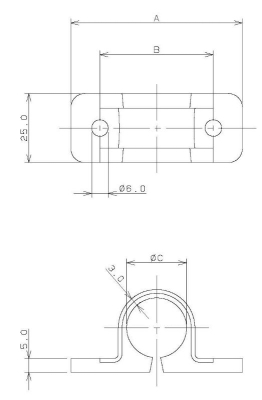 樹脂製サドルバンド