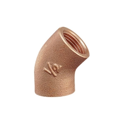 砲金45°エルボ