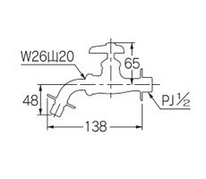 洗濯機用水栓