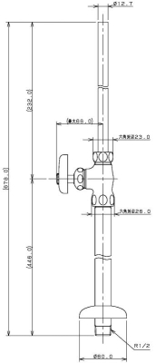 ストレート形止水栓13