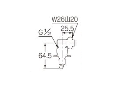 洗濯機用ニップル(ストッパー付)