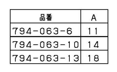 圧力計接続用パッキン