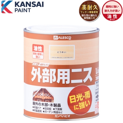 外部用ニス　1.6L　とうめい