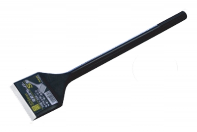 電動スクレーパーS型 75mm巾 全長350mm SDS-MAX軸 ケレン ハガシ スクレーパー
