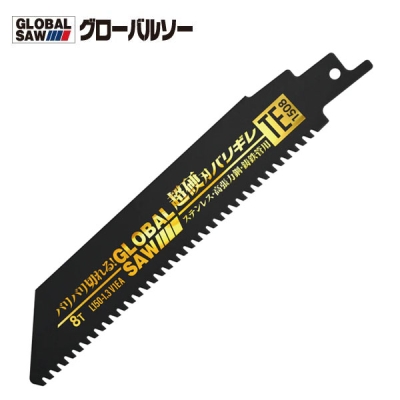 グローバルソー バリギレ 超解体用 150mm（難切断材向きTEシリーズ） 超硬刃セーバーソー 1枚