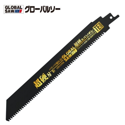 グローバルソー バリギレ 超解体用 225mm（難切断材向きTEシリーズ） 超硬刃セーバーソー 1枚