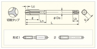SGポイントタップロングシャンク M7×1（×150）