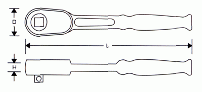 ラチェットハンドル 差込角12.7mm