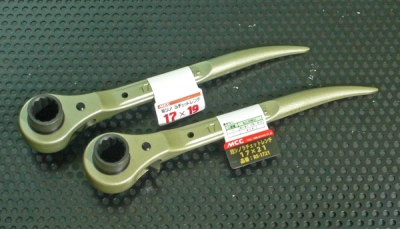 短シノ ラチェットレンチ ショートタイプ RS 19×21mm