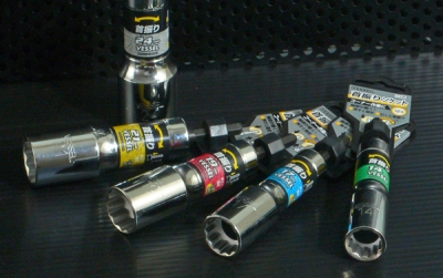首振リソケット(6.35角軸)　対辺19mm