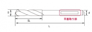 鉄工皿取錐用　内錐　No.58T　3.5mm