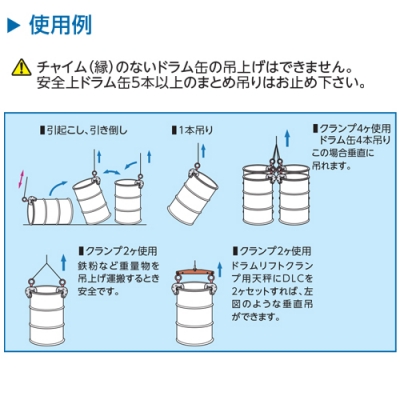 ドラムリフトクランプ