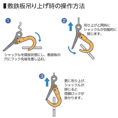 スーパーツール スーパーロックフック 2t SLH2N|工具、大工道具、塗装