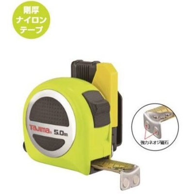 剛厚セフスパコンマグ爪25(メートル目盛　5.0m　蛍光緑)