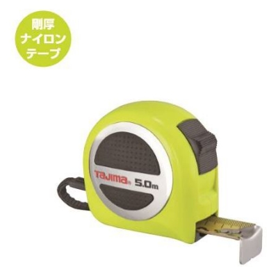 剛厚スパコン25(尺相当目盛付　165/33m　蛍光緑)