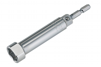 電動ドリル用 レースウェイ用ソケットロングタイプ(6.35角軸) 全長120mm