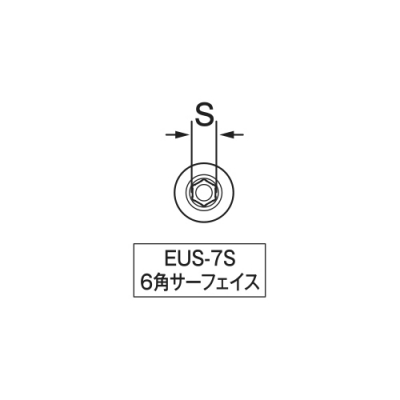 電動ドリル用ユニバーサルショートソケット　対辺7mm