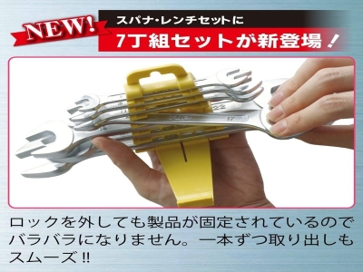 7丁組スパナ(ミリ)