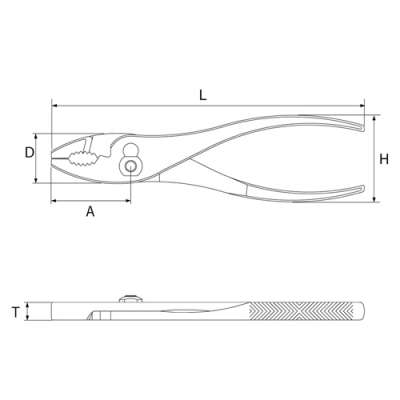 コンビネーションプライヤー　200mm