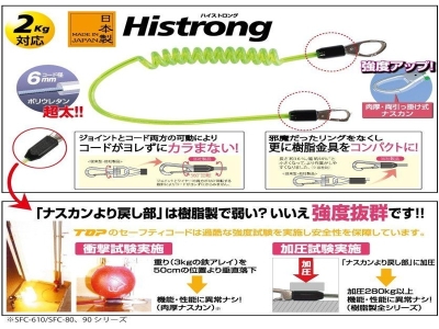 超太セーフティコード　Histrong(ハイストロング)　イエローグリーン