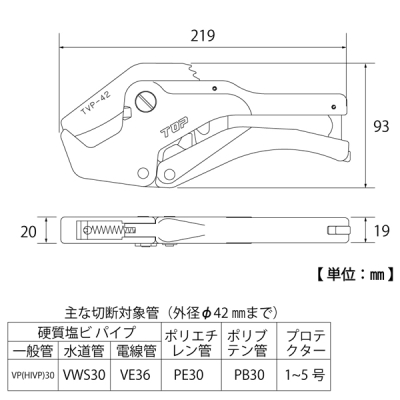エンビパイプカッター