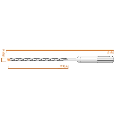 SDSプラスUX(SDS-plus) UXタイプ 3.4mm×全長110mm コンクリート用 ドリル ビット