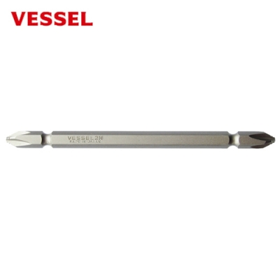 ギザビット　(+)2×全長110mm　硬度H　2本組　マグネット付　六角軸6.35×13
