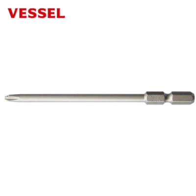 ギザビット　(+)2×φ4.5mm×全長100mm　硬度H　2本組　マグネット付　六角軸6.35×13