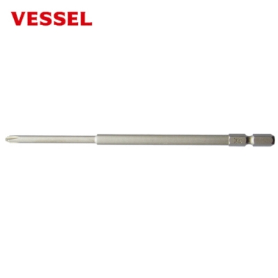ギザビット　(+)2×φ4.5mm×φ6.3mm×全長150mm　硬度H　2本組　マグネット付　六角軸6.35×13