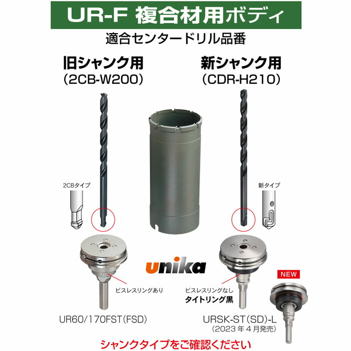 UR21 金属 木材用 SDSシャンク 口径120mm 有効長130mm UR-Wセット