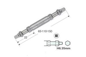 ベッセル A14 スクエア両頭ビット No.3×110mm 硬度H 2本入